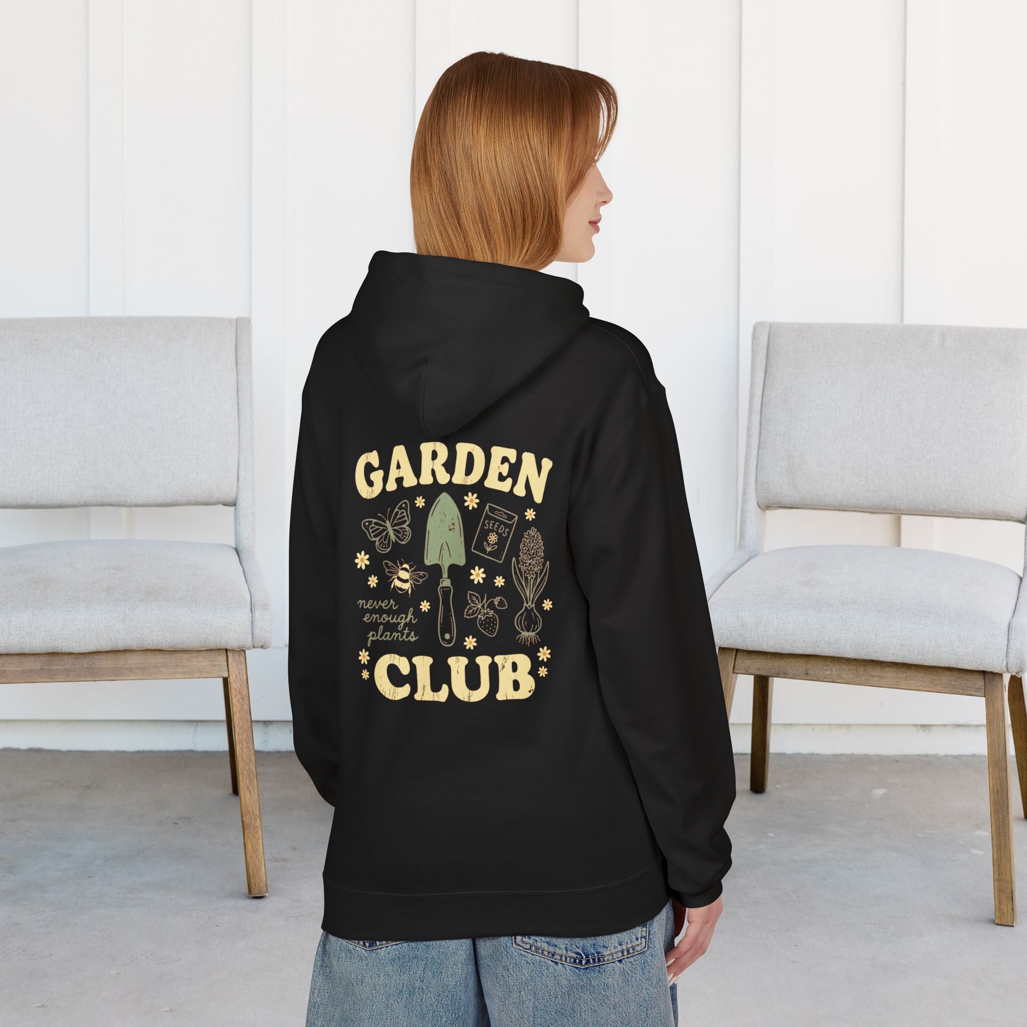 Garden Club Hoodie — Cute Gardening Graphic Pullover for Plant Lovers