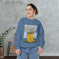 Sweatshirt — Yellow Rain Boots with Wildflowers Graphic