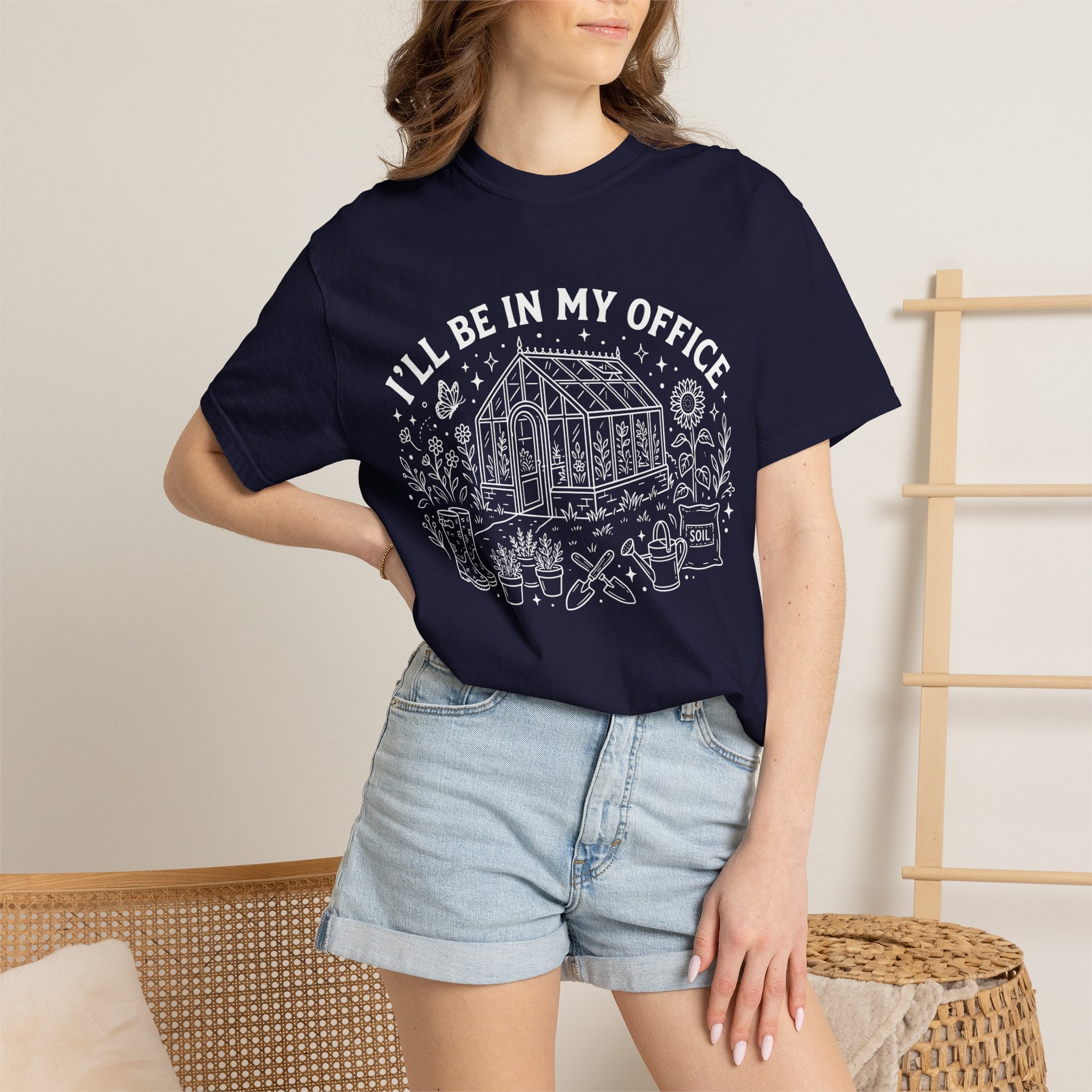 T-Shirt - "I'll Be In My Office" Greenhouse Gardening Tee