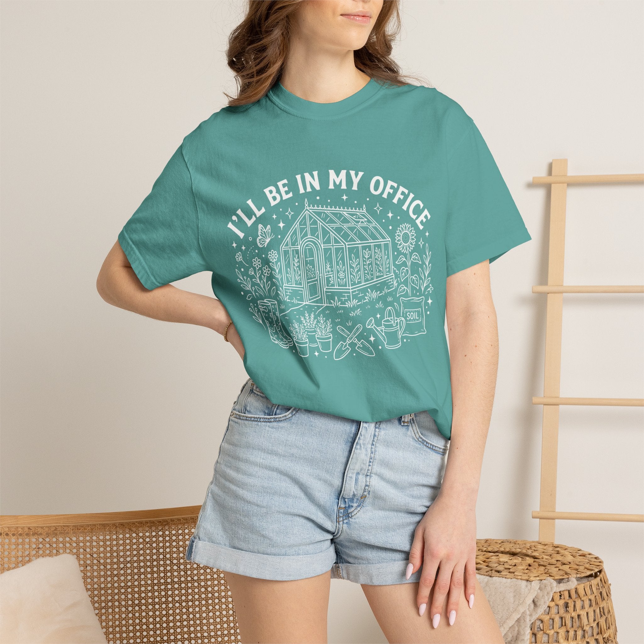 T-Shirt - "I'll Be In My Office" Greenhouse Gardening Tee