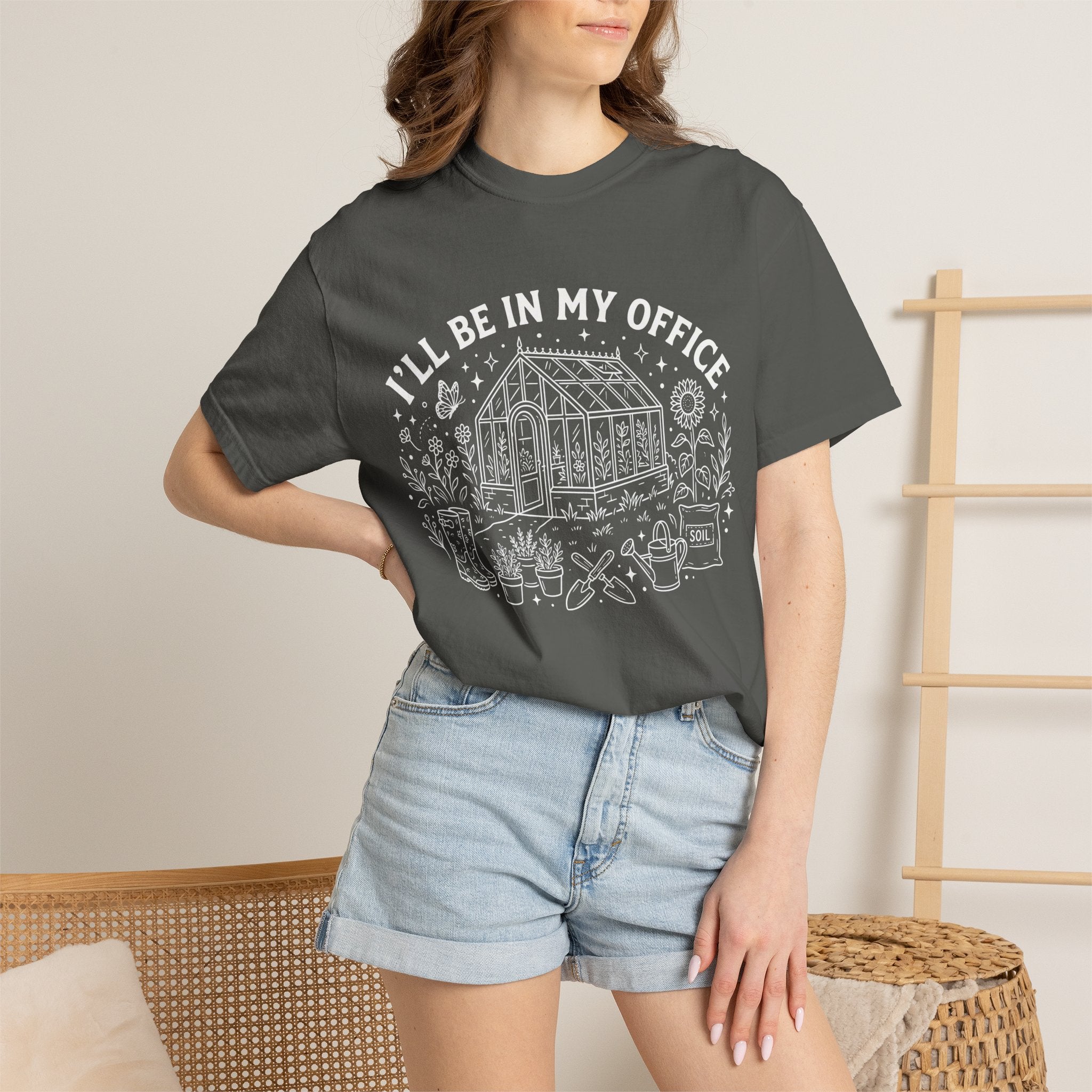 T-Shirt - "I'll Be In My Office" Greenhouse Gardening Tee