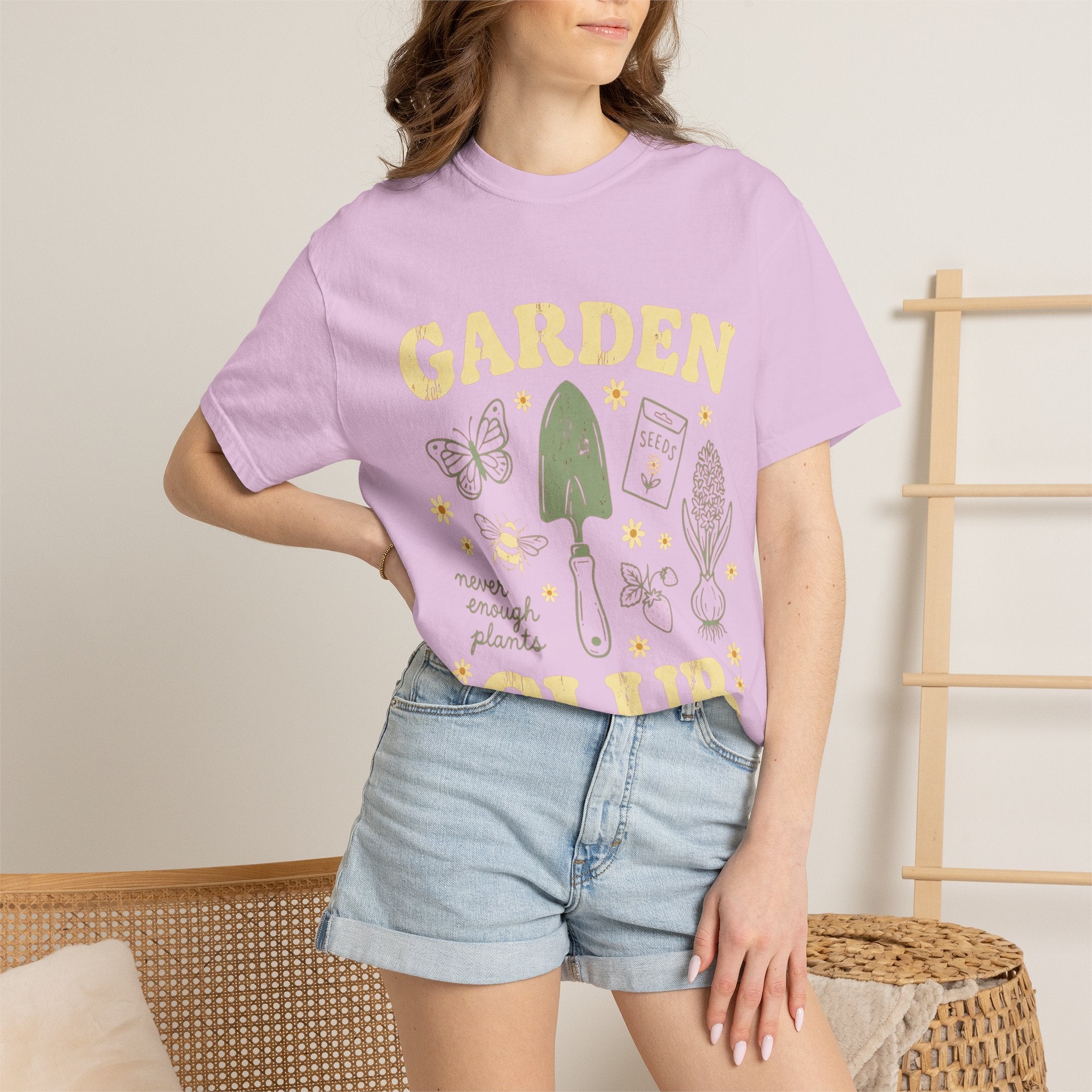 Garden Club T‑Shirt — 'Never Enough Plants' Gardening Tee