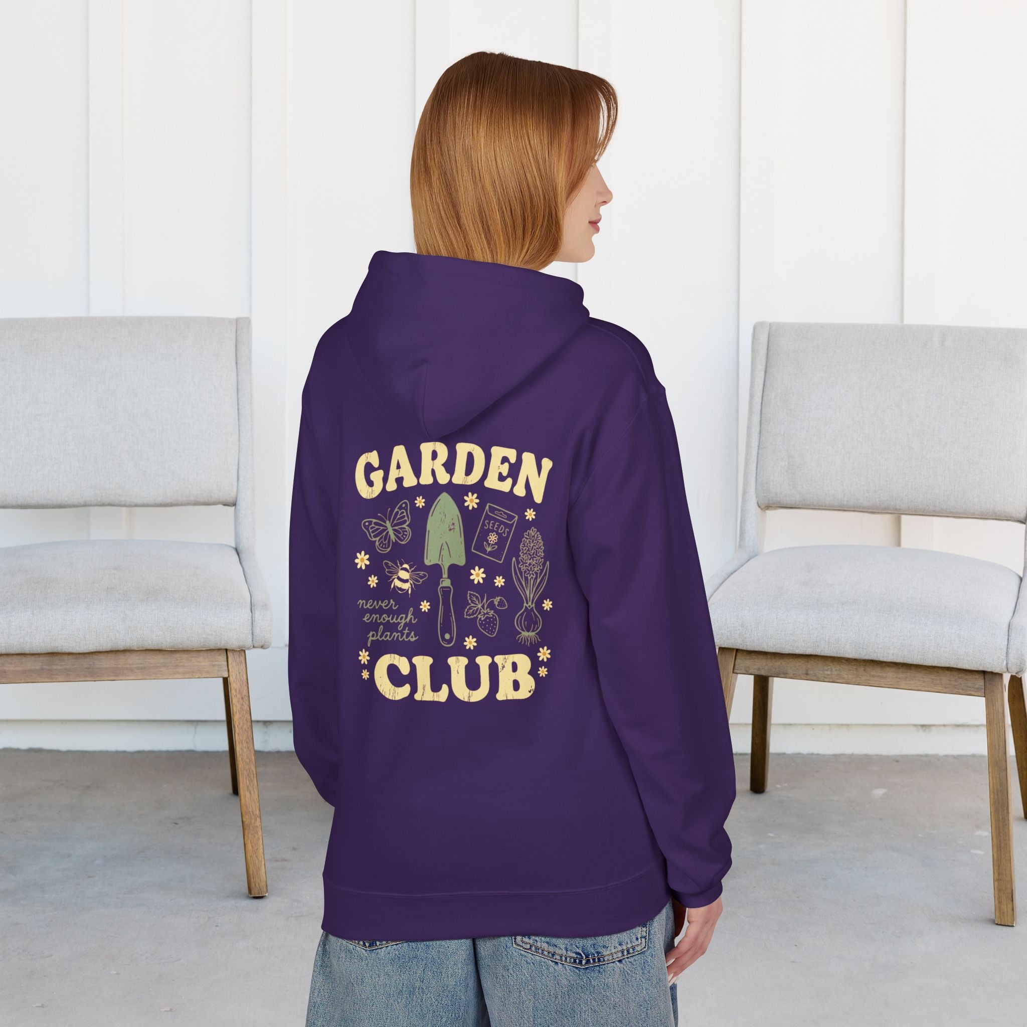 Garden Club Hoodie — Cute Gardening Graphic Pullover for Plant Lovers