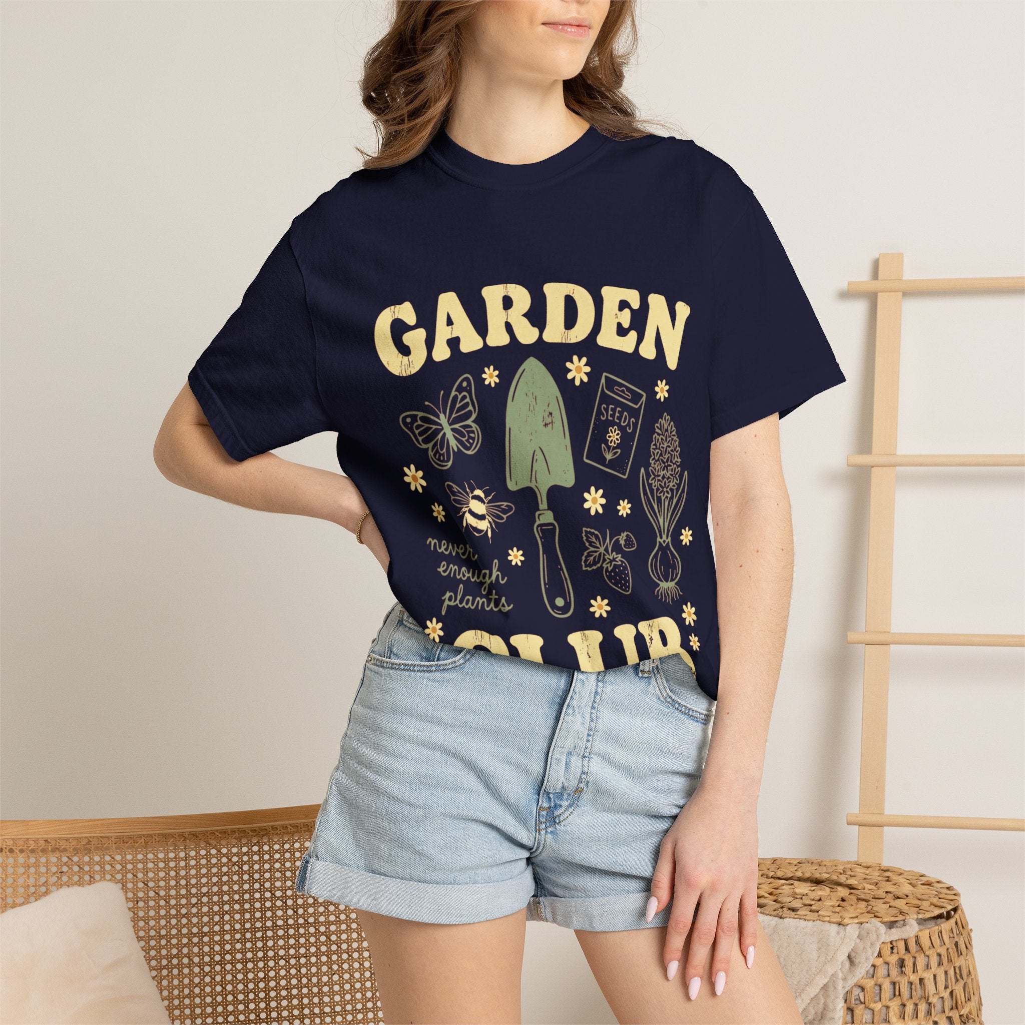 Garden Club T‑Shirt — 'Never Enough Plants' Gardening Tee