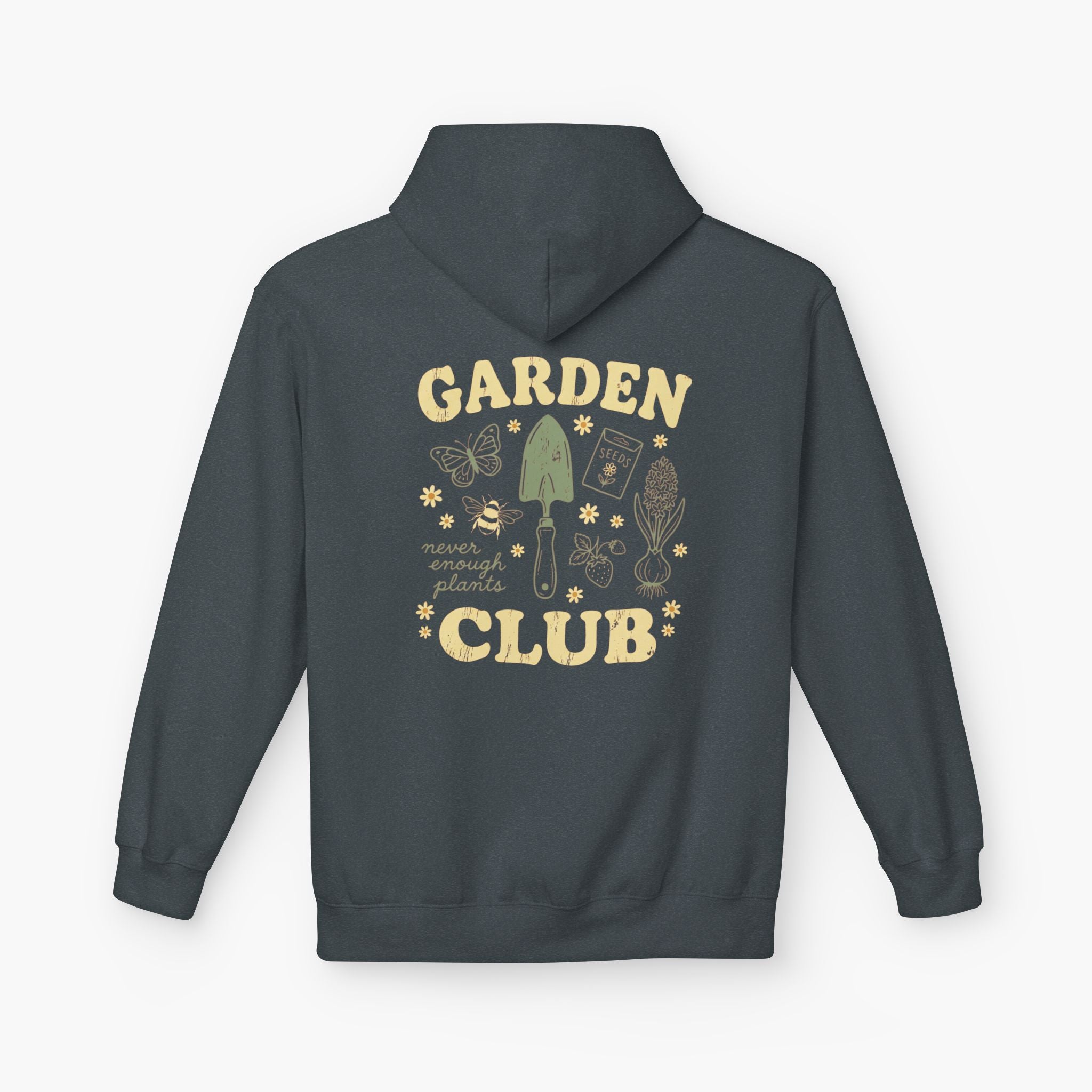 Garden Club Hoodie — Cute Gardening Graphic Pullover for Plant Lovers