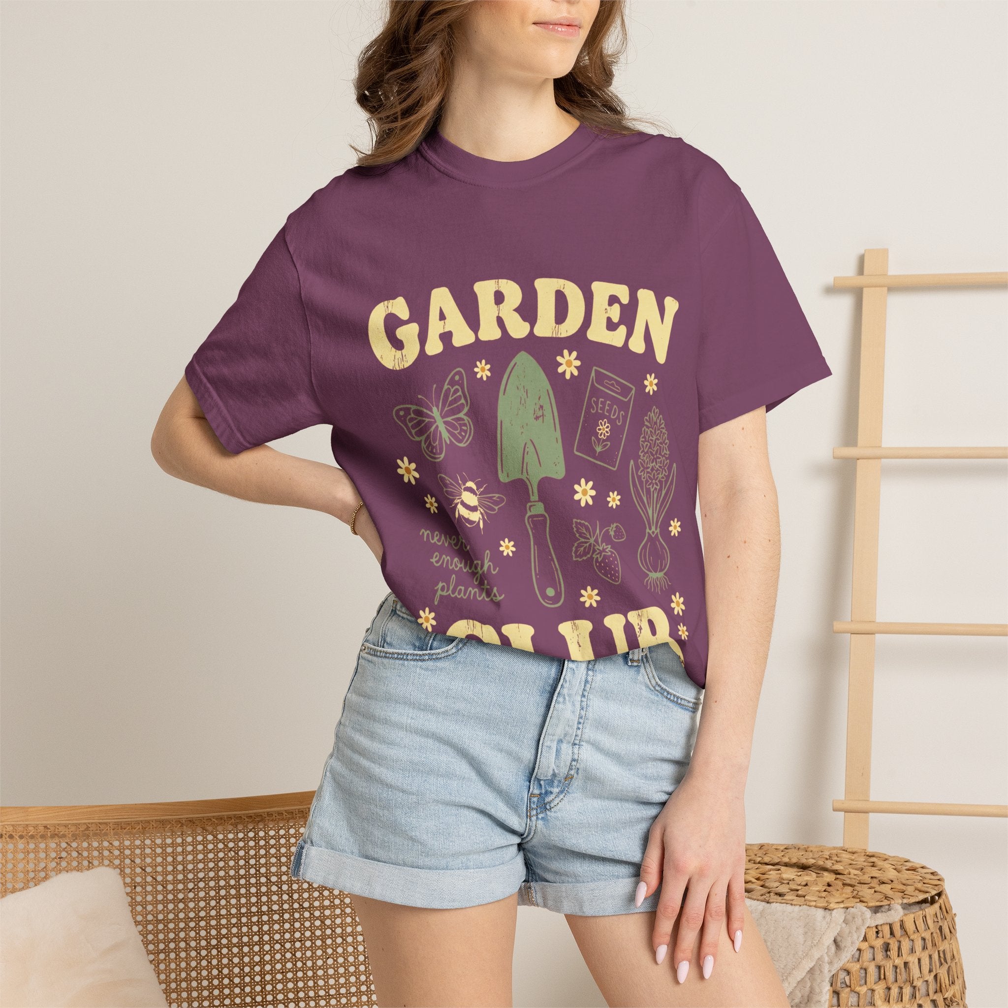 Garden Club T‑Shirt — 'Never Enough Plants' Gardening Tee