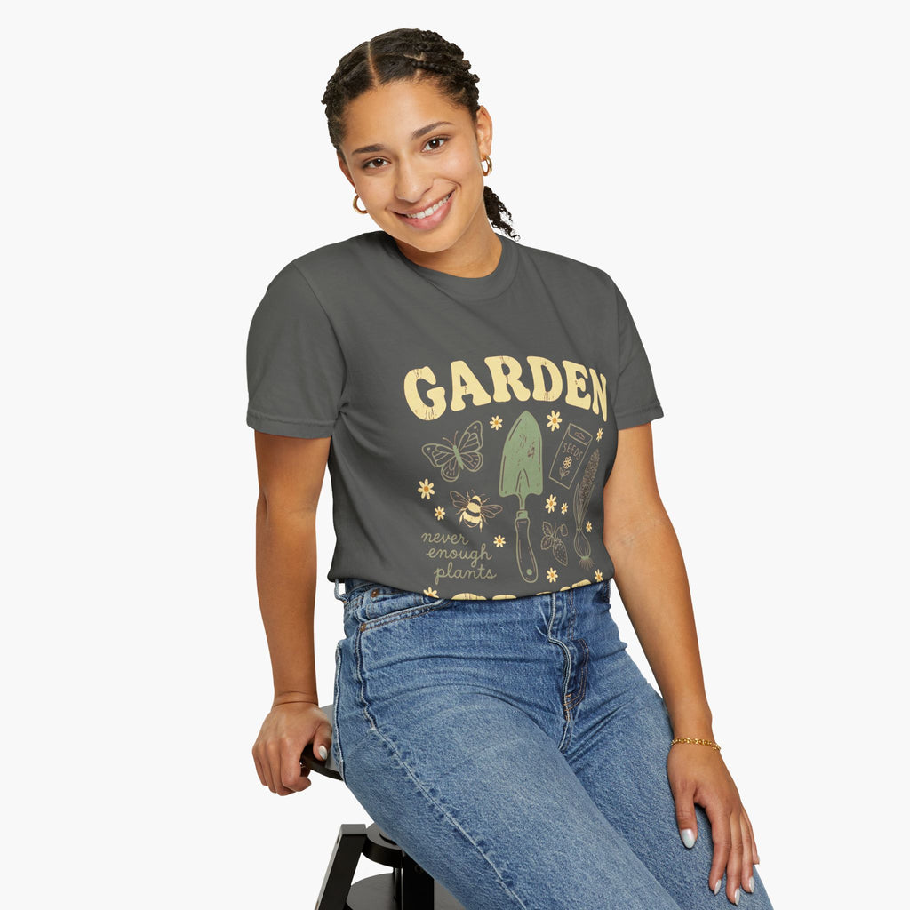 Garden Club T‑Shirt — 'Never Enough Plants' Gardening Tee