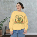 Sweatshirt - "Never Underestimate An Old Lady With Plants" Floral Crewneck