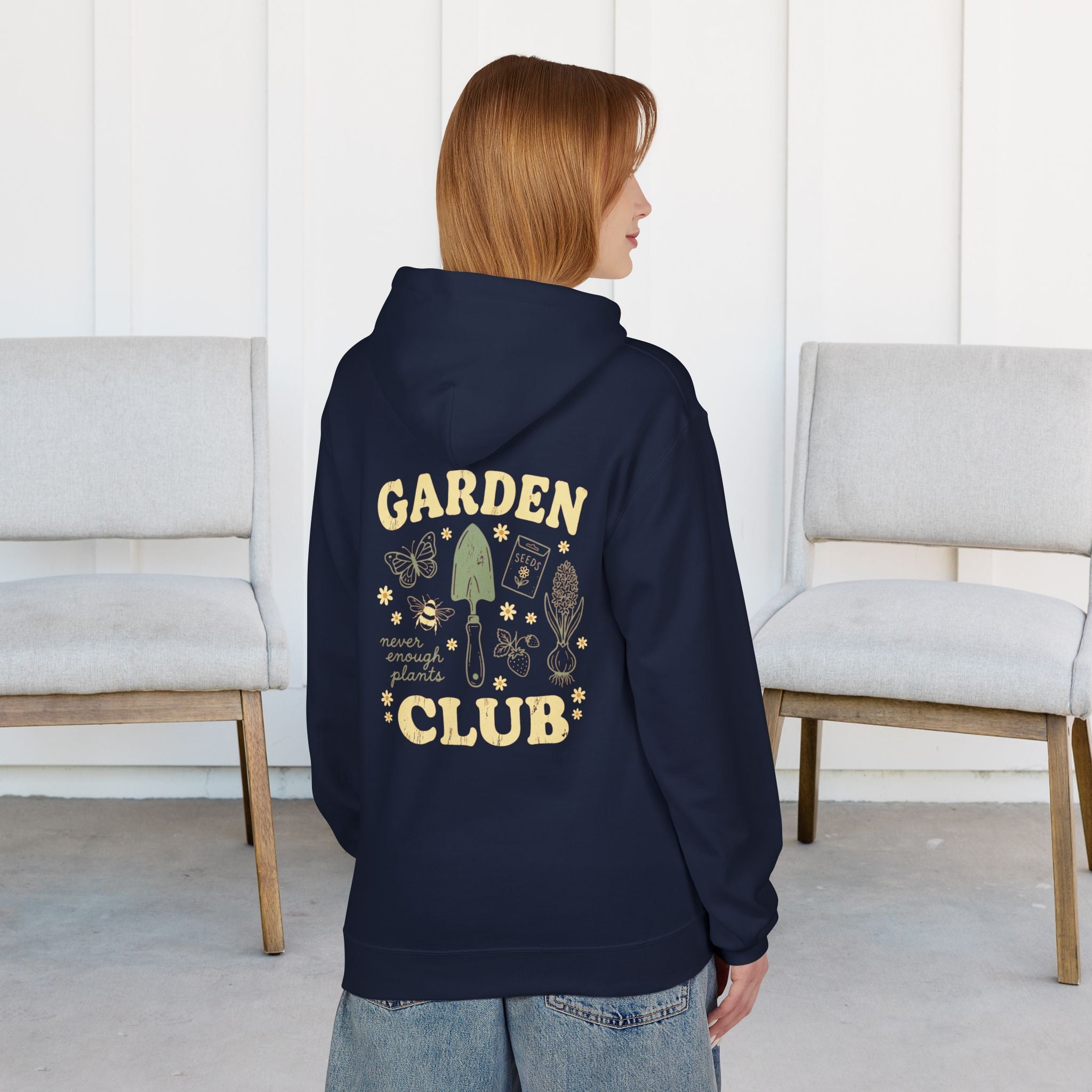 Garden Club Hoodie — Cute Gardening Graphic Pullover for Plant Lovers