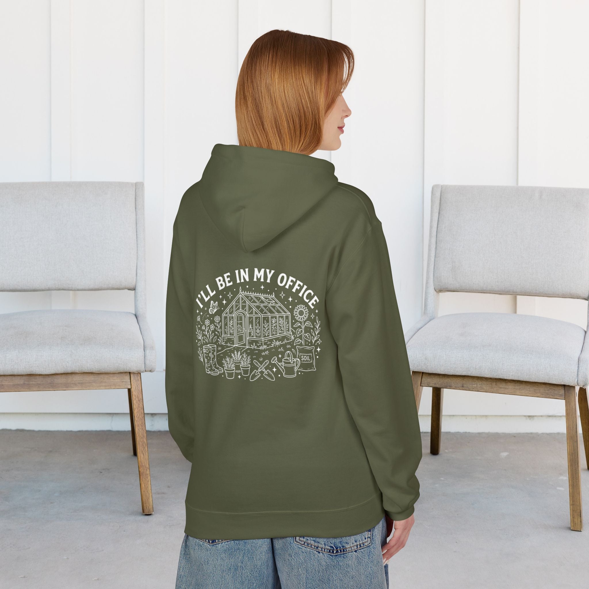 I'll Be In My Office Hoodie — Cozy Work-From-Home Graphic Pullover