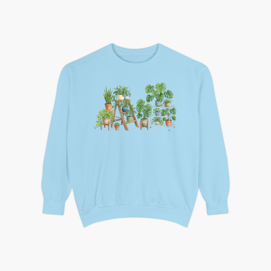 Plant Lover Sweatshirt — Indoor Jungle Graphic Crewneck