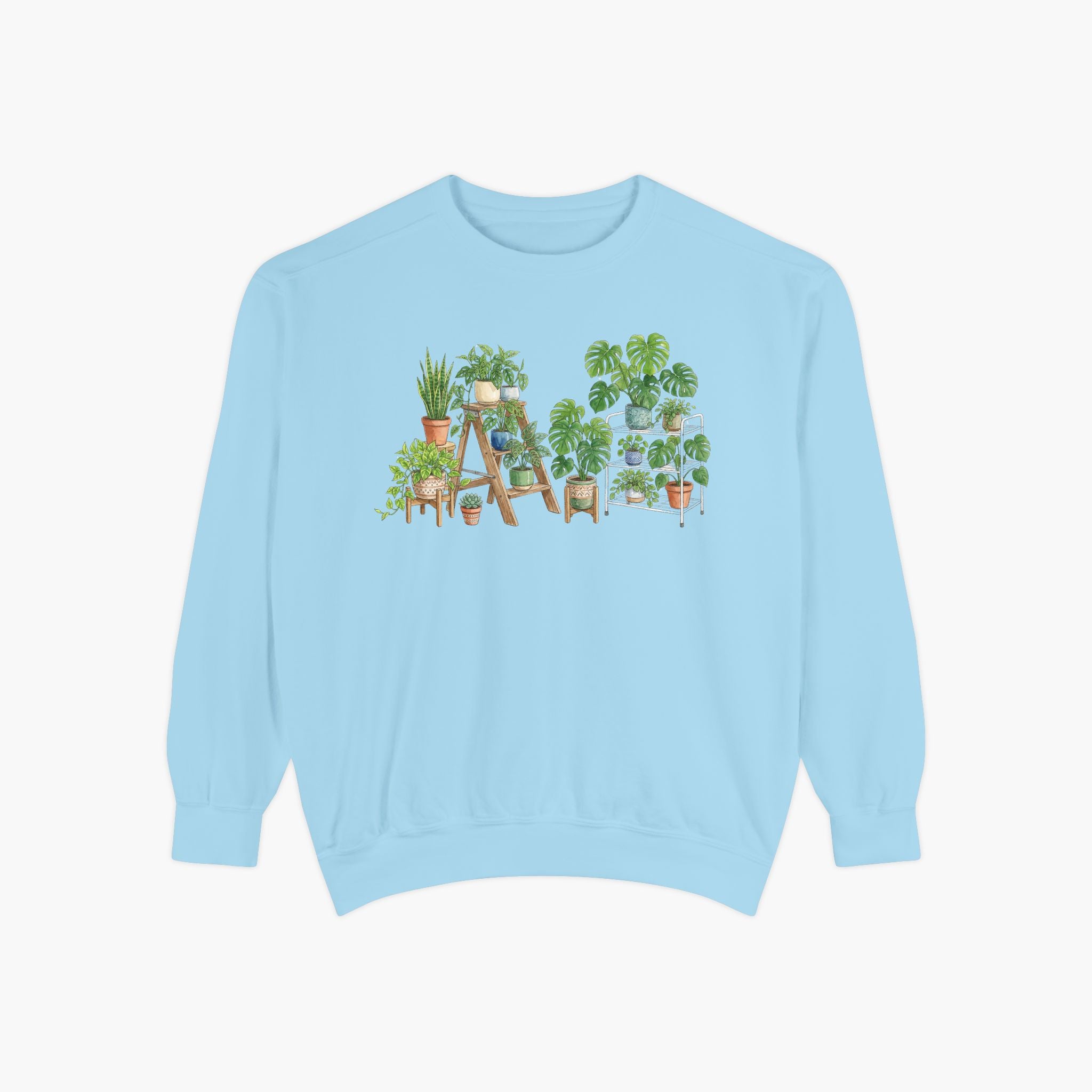 Plant Lover Sweatshirt — Indoor Jungle Graphic Crewneck