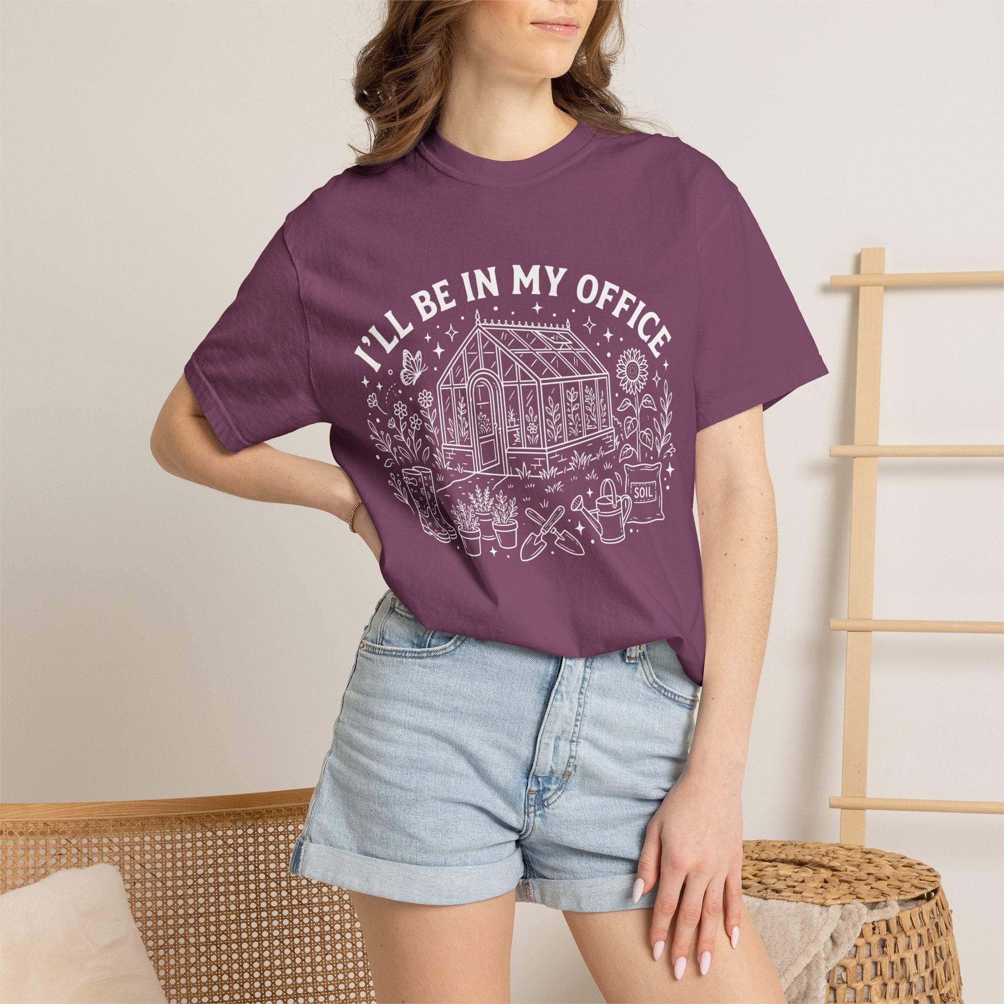 T-Shirt - "I'll Be In My Office" Greenhouse Gardening Tee