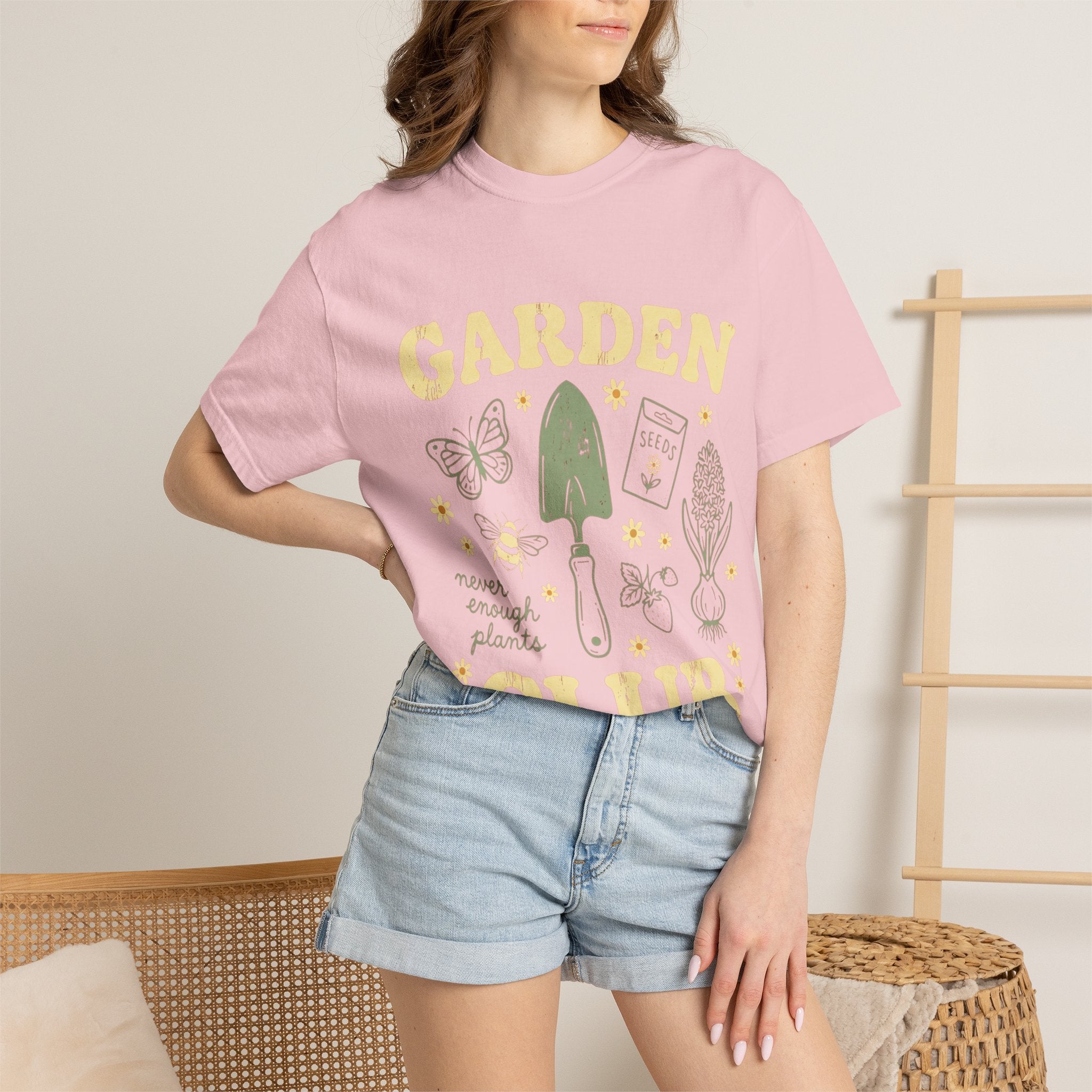 Garden Club T‑Shirt — 'Never Enough Plants' Gardening Tee