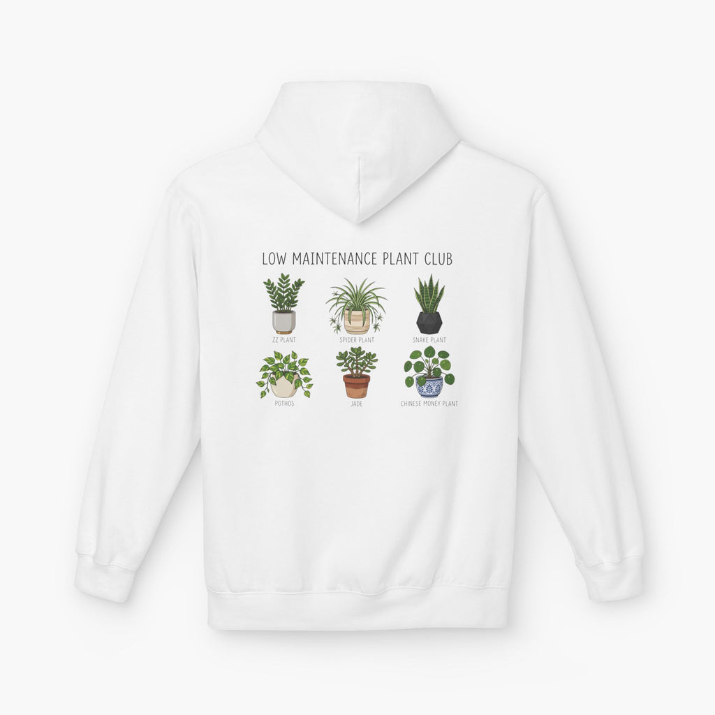 Hoodie — Low Maintenance Plant Club Graphic Pullover
