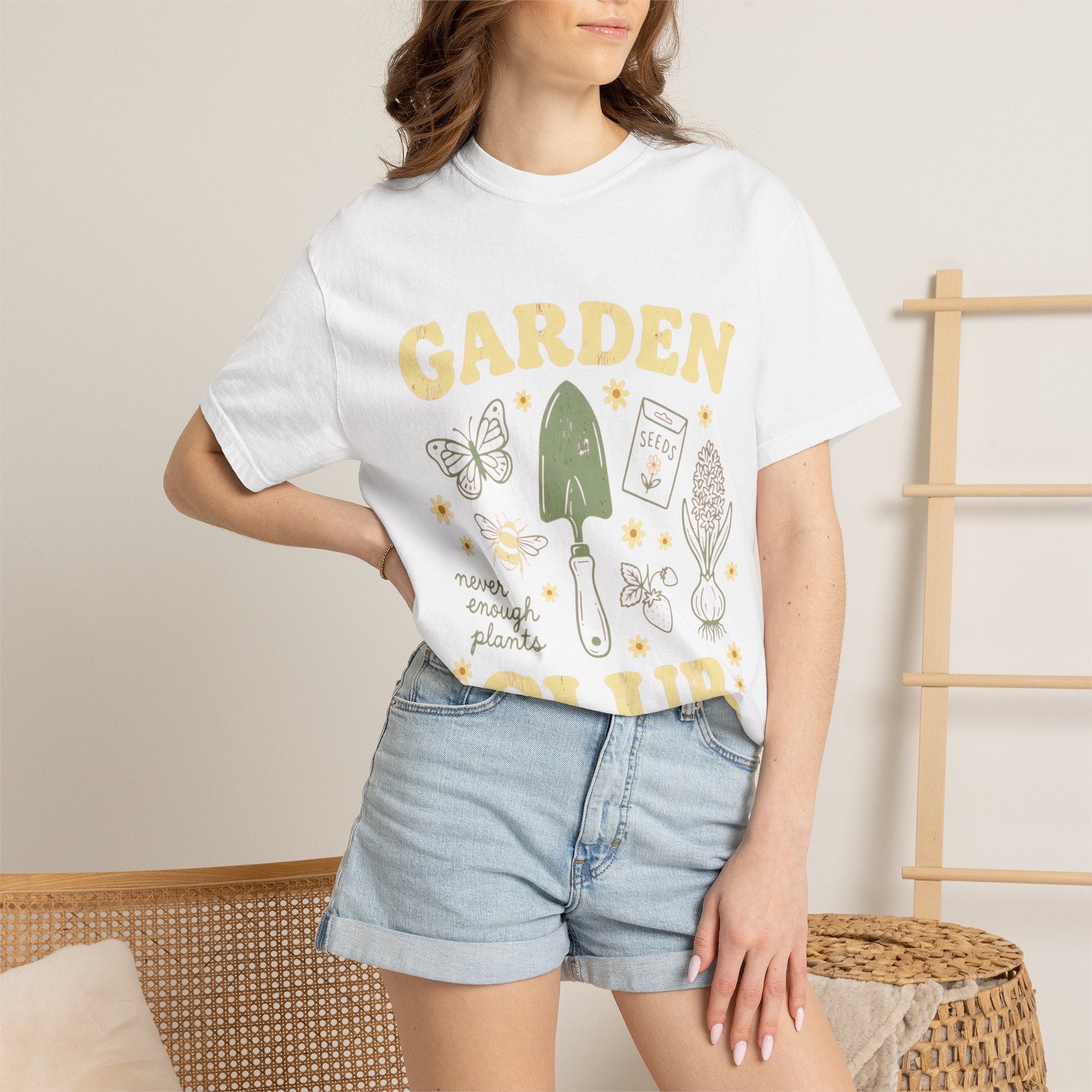 Garden Club T‑Shirt — 'Never Enough Plants' Gardening Tee