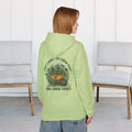 Gardening Hoodie — “I Grow Stuff and I Know Things” Retro Cactus Design