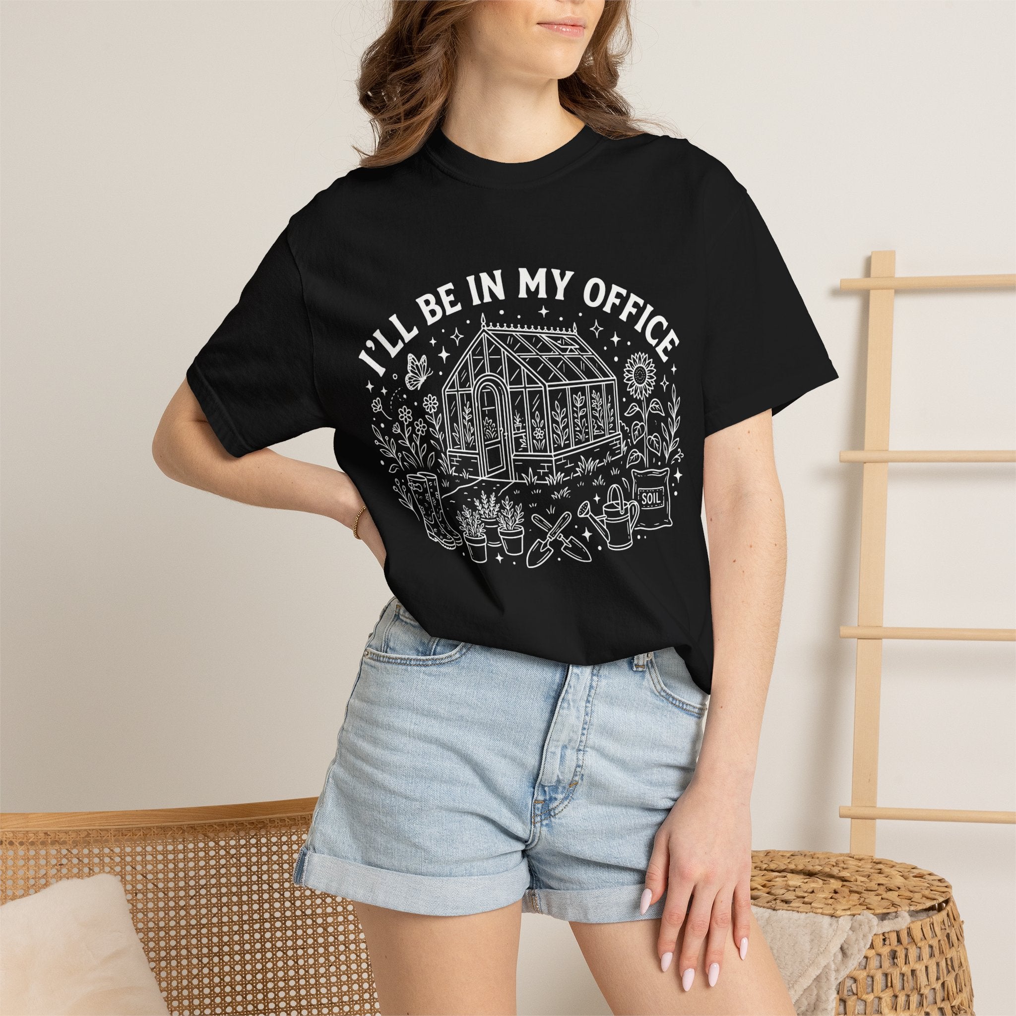 T-Shirt - "I'll Be In My Office" Greenhouse Gardening Tee