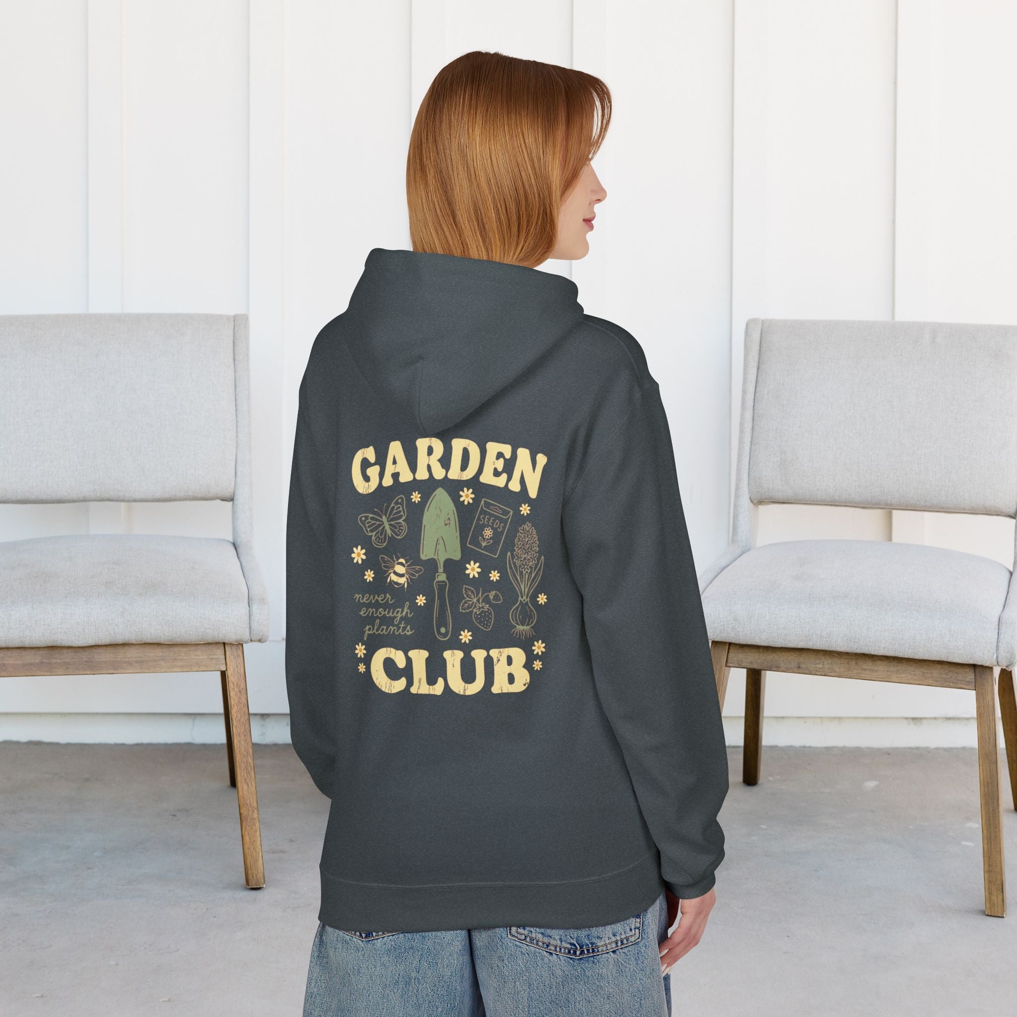 Garden Club Hoodie — Cute Gardening Graphic Pullover for Plant Lovers