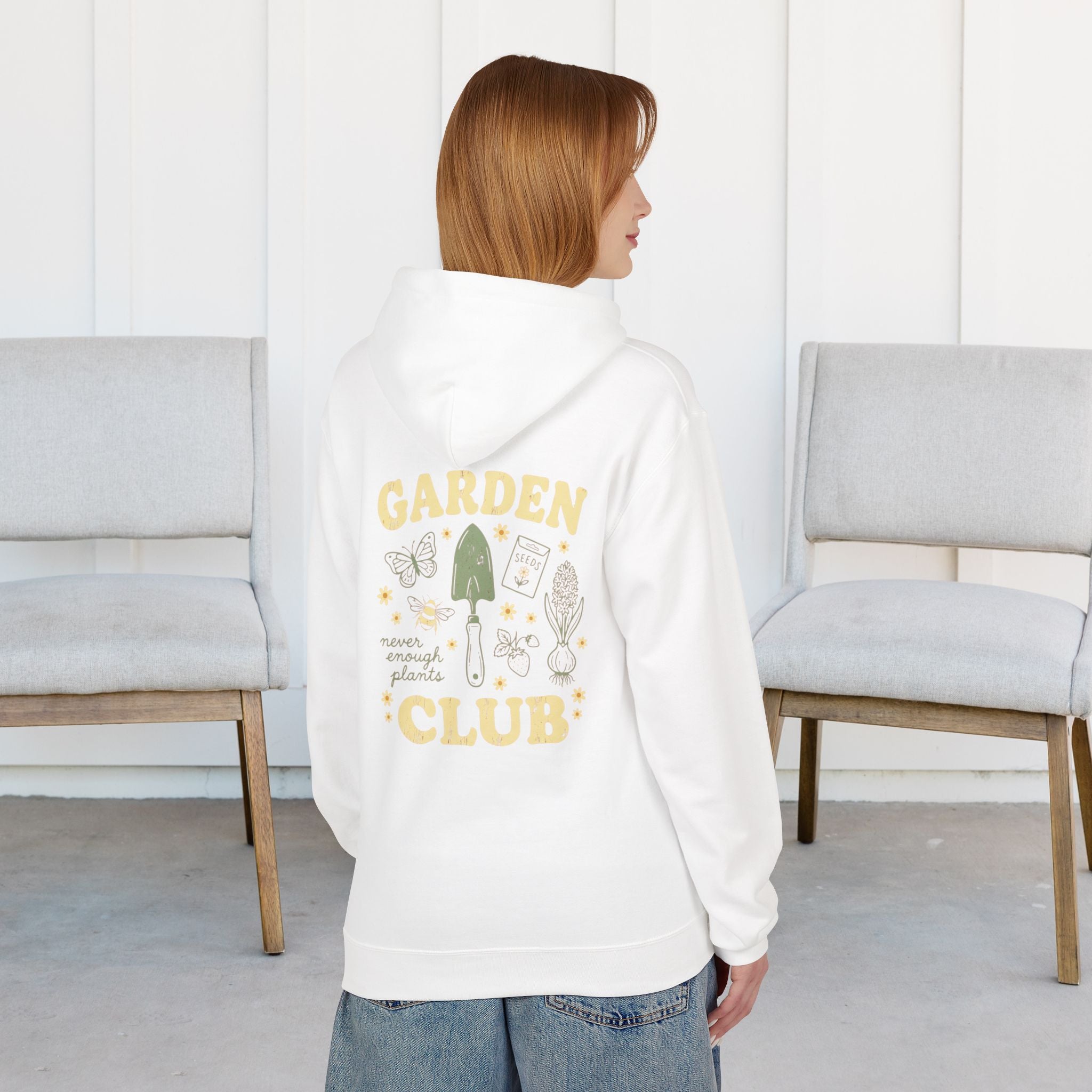 Garden Club Hoodie — Cute Gardening Graphic Pullover for Plant Lovers