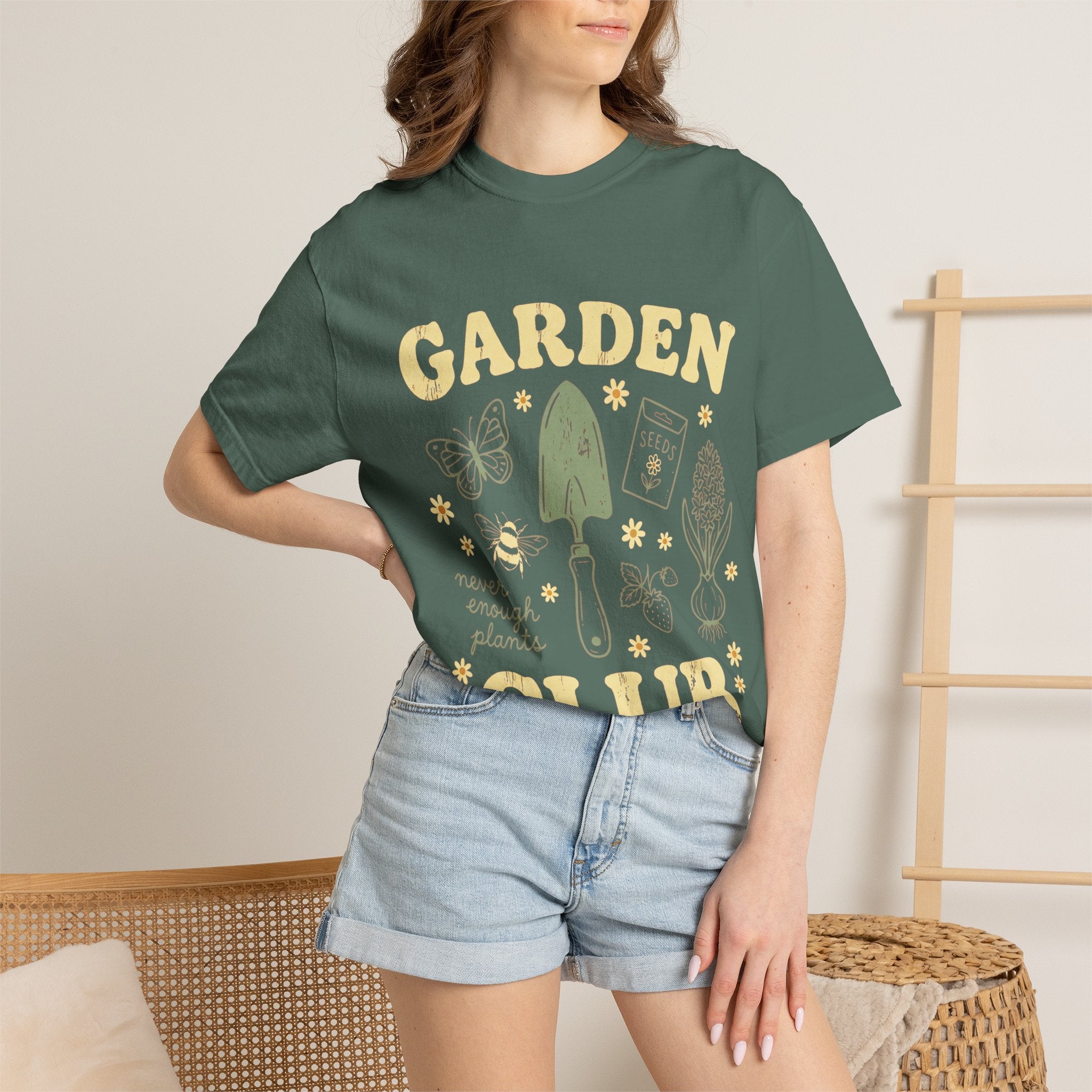 Garden Club T‑Shirt — 'Never Enough Plants' Gardening Tee