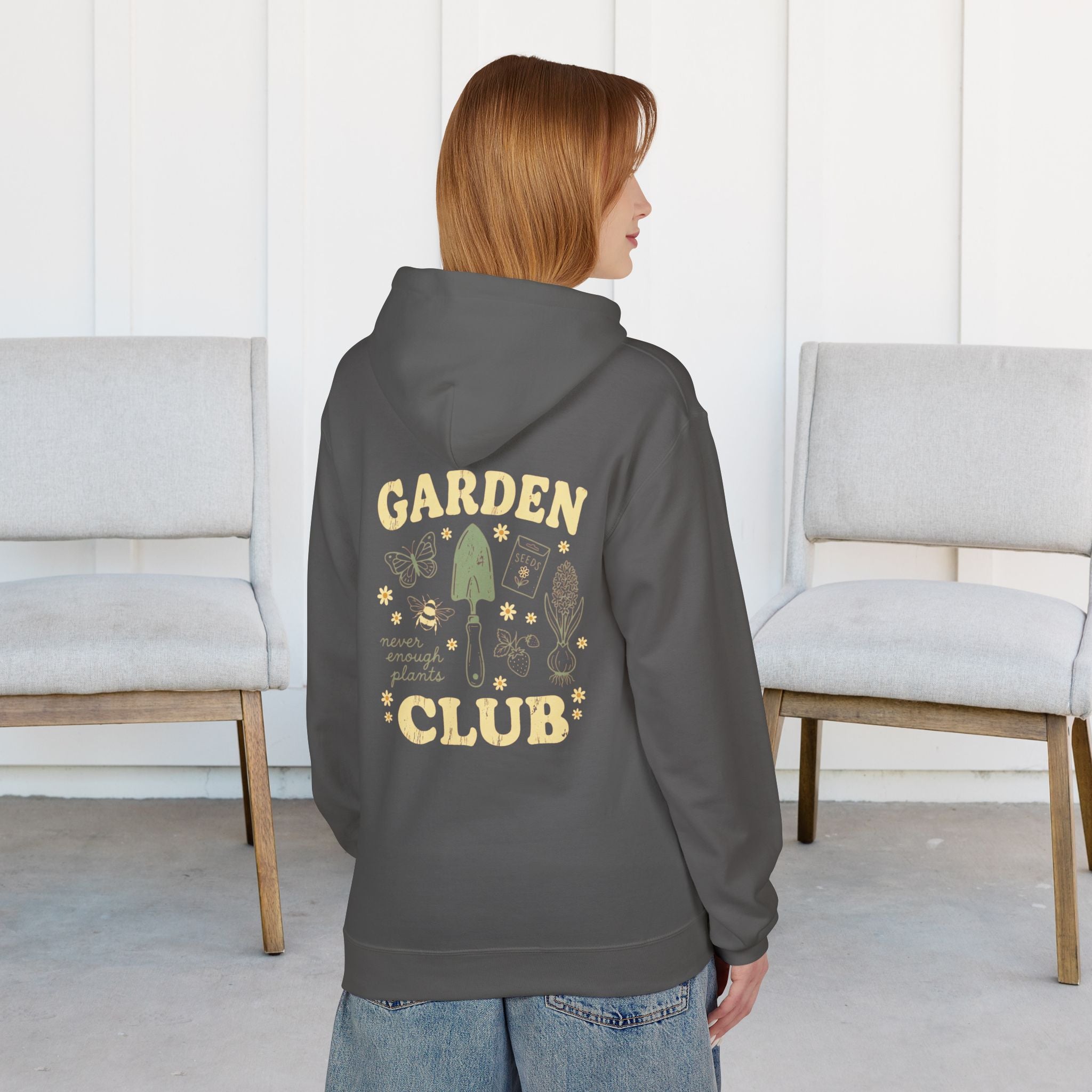 Garden Club Hoodie — Cute Gardening Graphic Pullover for Plant Lovers